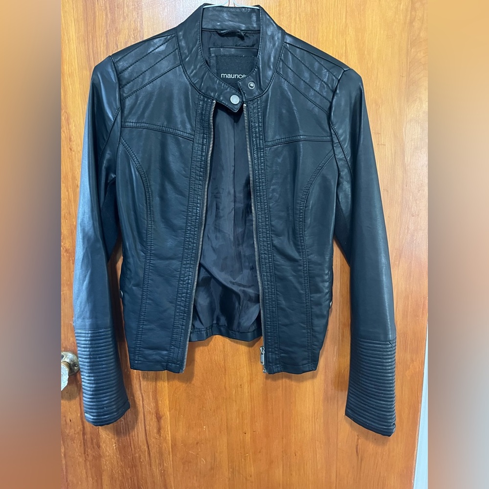Faux Leather Jacket